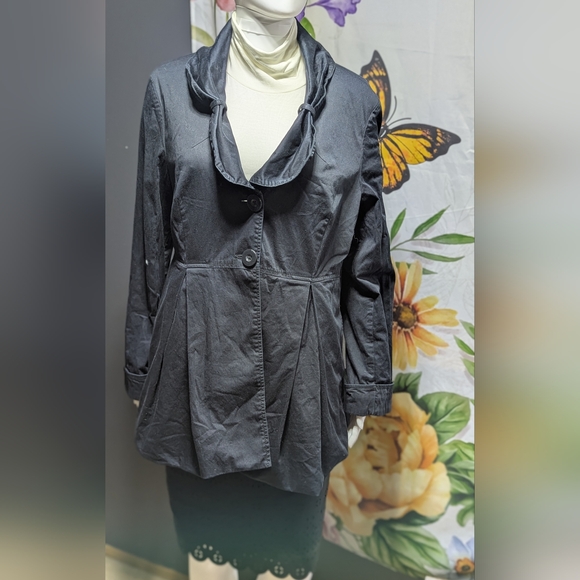 Elle Jackets & Blazers - Elle Black Women's Trench Coat